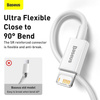 Baseus Superior kabel USB - Lightning 2,4A 1 m Biały (CALYS-A02)