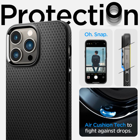 Spigen LIQUID AIR IPHONE 14 PRO MAX MATTSCHWARZ