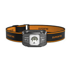 Headlamp Superfire HL75-X, 220lm, USB