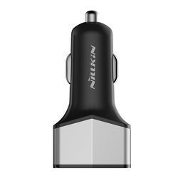 Nillkin Celerity Car Charger - Ładowarka samochodowa 2x USB + USB-C, 32W (Silver)