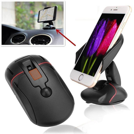 Folding Car Holder for Windshield / Cockpit Mouse black