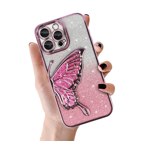 Tel Protect Butterfly Water Case do Iphone 16 różowy