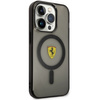 Ferrari FEHMP14LUKK iPhone 14 Pro 6.1" schwarz/schwarz Hardcase Translucent Magsafe