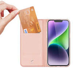 Dux Ducis Skin Pro Wallet Case für iPhone 15 Plus – Rosa