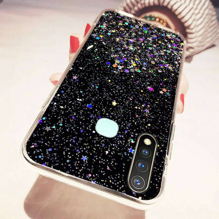 Etui XIAOMI 12 5G / 12X 5G Brokat Cekiny Glue Glitter Case czarne