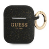 Guess GUA2SGGEK AirPods cover czarny/black Silicone Glitter