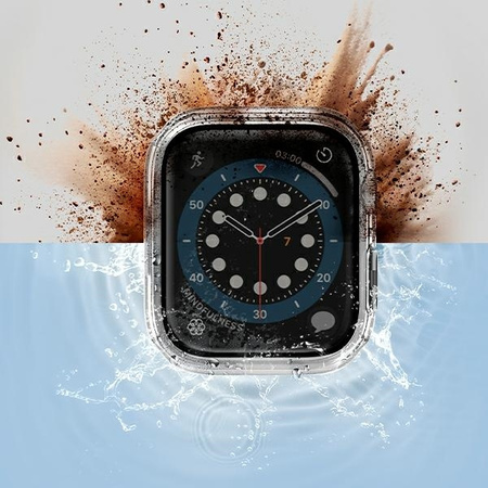 Case APPLE WATCH 7 / 8 (45MM) UNIQ Nautic transparent