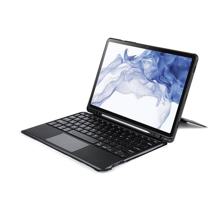 DUX DUCIS DK - etui składane z klawiaturą bezprzewodową do Samsung Tab S8 (X700/X706)/S7 (T870/T875/T876B) czarne