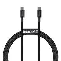 Baseus Superior kabel przewód USB Typ C - USB Typ C szybkie ładowanie Quick Charge / Power Delivery / FCP 100W 5A 20V 1m czarny (CATYS-B01)