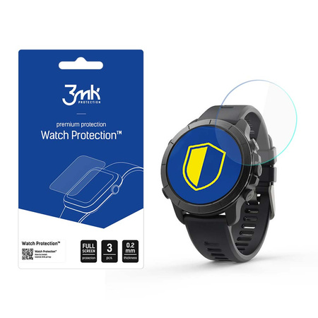 Elemnt Rival Multisport GPS Watch - 3mk Watch Protection™ v. FlexibleGlass Lite