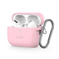 Etui Tech-Protect Silicone Hook na Apple AirPods Pro 1 / 2 - różowe