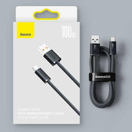 Baseus Dynamic Series kabel USB - USB Typ C 100W 1m niebieski (CALD000603)