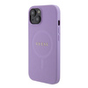 Guess GUHMP15SPSAHMCU iPhone 15 6.1&quot; purple/purple hardcase Saffiano MagSafe