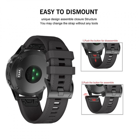 TECH-PROTECT SMOOTH GARMIN FENIX 3/5X/3HR/5X PLUS/6X/6X PRO BLACK