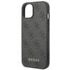 Guess GUHCP14SG4GFGR iPhone 14 6.1 &quot;gray / gray hard case 4G Metal Gold Logo