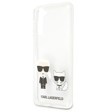 Karl Lagerfeld KLHCS21MCKTR S21+ G996 hardcase Transparent Karl & Choupette