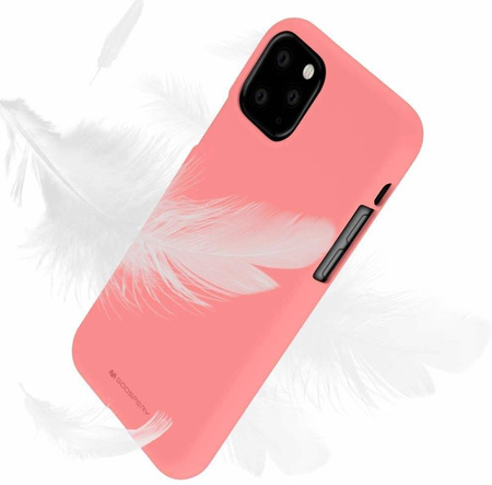 Etui IPHONE 11 PRO Soft Jelly jasny różowy