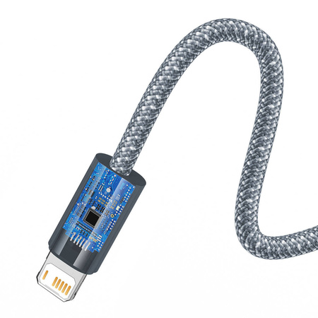 Baseus iPhone USB cable - Lightning 2m, 2.4A gray (CALD000516)