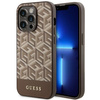 Guess GUHMP14XHGCFSEW iPhone 14 Pro Max 6,7&quot; braun/braune Hartschale GCube Stripes MagSafe