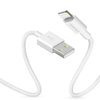 Dudao przewód kabel USB / Lightning 3A 1m biały (L1L white)