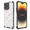 Honeycomb case for iPhone 14 Pro armored hybrid cover black