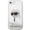 Karl Lagerfeld KLHCI8LNKHCH iPhone 7/8/ SE 2020/2022 Silber/Silber Hardcase Glitter Karl Head