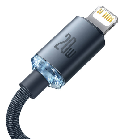 Baseus Crystal Shine Series Fast Charging Data Cable Type-C to iP 20W 1.2m Black