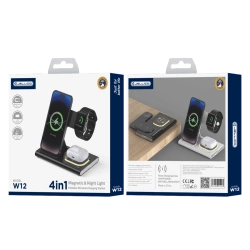 JELLICO wireless charger 3in1 W12 15W Black