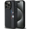 Etui BMW Perforated Tricolor Line na iPhone 15 Pro - czarne