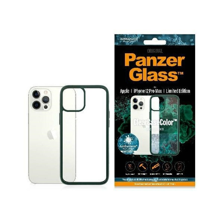 Schutzhülle IPHONE 12 PRO MAX PanzerGlass ClearCase Racing Green AB