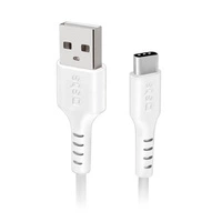 SBS TECABLEMICROC15W USB-A - USB-C Cable 1.5m - White