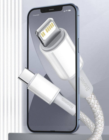 Baseus kabel USB Typ C - Lightning szybkie ładowanie Power Delivery 20 W 1 m czarny (CATLGD-01)