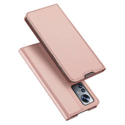 Case XIAOMI 12 PRO with a Flip Dux Ducis Skin Leather light pink