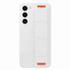 Samsung Silicone Grip Cover Case for Samsung Galaxy S23+ silicone case with wrist strap white (EF-GS916TWEGWW)