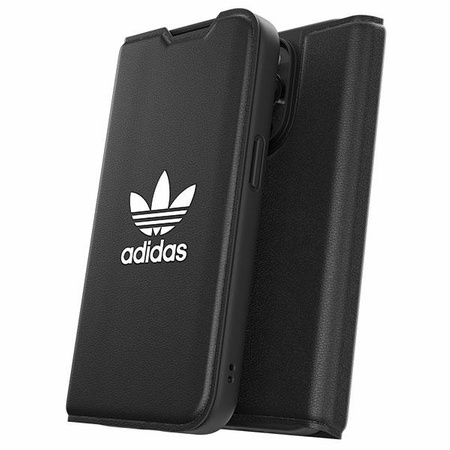 Adidas OR Booklet Case BASIC iPhone 14 Pro 6,1" schwarz/schwarz weiß 50182