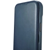 iCarer CE Oil Wax Premium Leather Folio Case Leather Case iPhone 14 Pro Max Magnetic Flip MagSafe Blue (AKI14220708-BU)