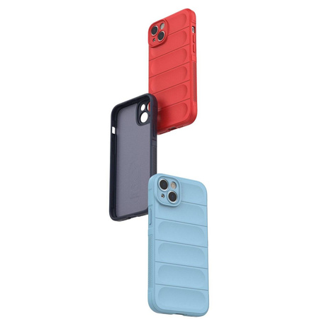 Magic Shield Case Hülle für iPhone 14 Plus flexible Panzerhülle hellblau