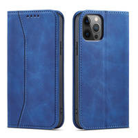 Magnet Fancy Case Case for iPhone 12 Pro Max Pouch Card Wallet Card Stand Blue