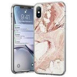 Wozinsky Marble żelowe etui pokrowiec marmur Xiaomi Mi 10 Lite różowy