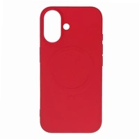 Liquid Silicone Case MagSafe for iPhone 16 - red