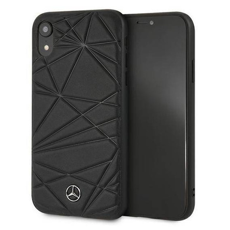 Etui IPHONE XR Mercedes Hardcase Twister (MEPERHCI61QGLBK) czarne