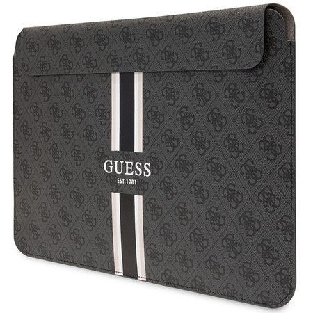 Guess Sleeve GUCS14P4RPSK 14" czarny/ black 4G Printed Stripes