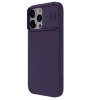 Nillkin CamShield Silky Silicone Case for iPhone 15 Pro with Camera Protector - Dark Purple