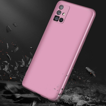 GKK 360 Protection Case etui na całą obudowę przód + tył Samsung Galaxy M51 różowy