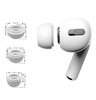 Silicone Ear Tips for Apple Airpods Pro 3-pack Tech-Protect white