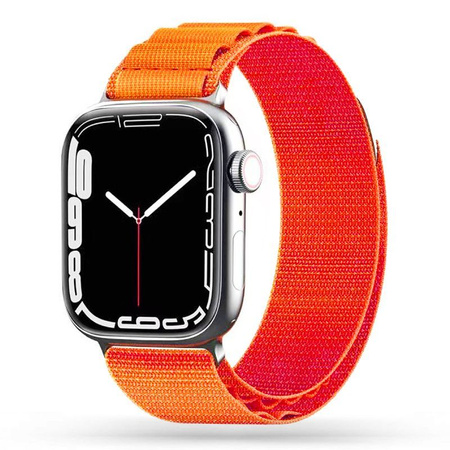 Armband für APPLE WATCH 4 / 5 / 6 / 7 / 8 / SE (38 / 40 / 41 MM) Tech-Protect Nylon Pro orange