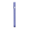 iCarer Case Leather genuine leather case cover for iPhone 14 Plus light purple (MagSafe compatible)