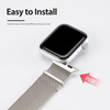 DUX DUCIS Milanese - pasek magnetyczny ze stali nierdzewnej do Apple Watch 38/40/41mm platynowy