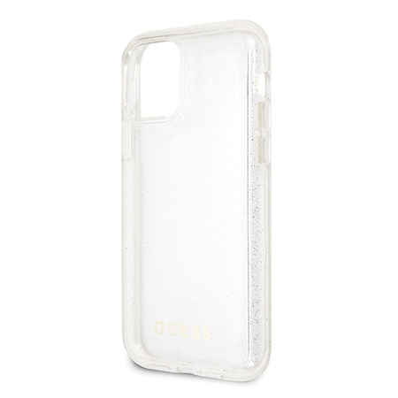 Guess Glitter Case - Etui iPhone 11 Pro (Silver)