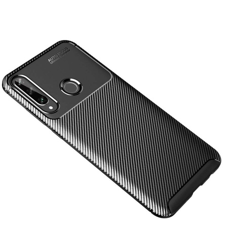 Etui HUAWEI Y6P Pancerne Shockproof Carbon Fiber czarne